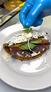 755K views · 4.1K reactions | Skirt Steak Cachapa delivered exclusively with DoorDash from Doggi's Arepa Bar! | Foody Fetish | Facebook