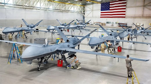Inside Massive US Hangars Building Scary Fleet of MQ-9 Reaper Drones