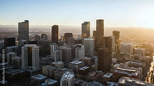 Denver Skyline Sunrise Timelapse