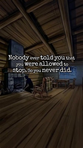 You Were Never Shown That Stopping Was Allowed | So You Never Stopped