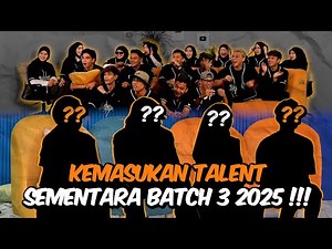 AI TEAM SEMENTARA BATCH 3 DAH MASUK !!! KALINI BETUL BETUL...