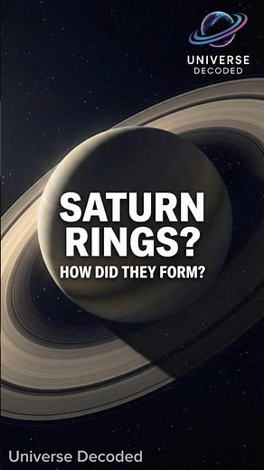 Why Saturn Has Rings | Real Space Science Explained #shorts
