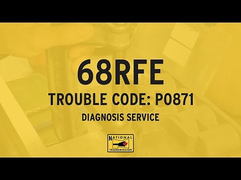68RFE Transmission Diagnosis Service (Trouble Code: P0871)