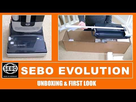 Sebo Evolution 300 Commercial Vacuum Cleaner Unboxing, Assembly & First Look