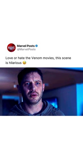 Marvel Posts on Instagram: "Poor Eddie 😅 🎥 Marvel | Venom Eddie Brock (Tom Hardy) is a famous journalist/reporter who “follows people who don’t want to be followed,” as he puts it. He comes across the Life Foundation and in an attempt to uncover allegations the foundation received, he loses his entire career. Six months later he is brought back to the foundation by one of their leading scientists. But during his visit, Eddie comes across an alien known as a Symbiote. Venom and the Symbiote, ch