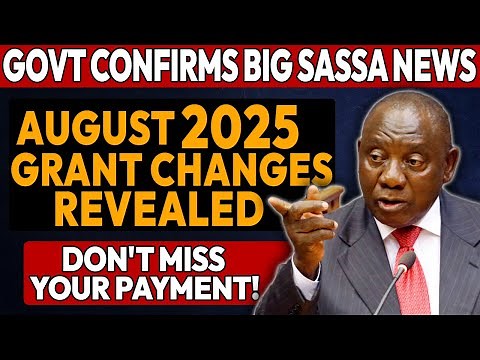 August 2025 SASSA Grant Update: When You'll Get Paid And What's Changing For South African Seniors