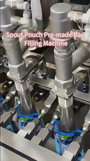 Spout Pouch Pre-made Bag Filling Machine | Automatic Pouch Filling Solution