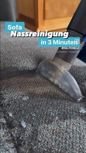 💦 Sofa Nassreinigung - Fleckentfernung ohne Chemie 🧪❌