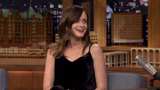 Fall is for Gilmore Girls and Alexis Bledel interviews. #FallonFlashback | The Tonight Show Starring Jimmy Fallon