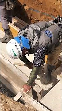 コンクリートの形を決める｜基礎型枠の組み立て工程#MKプロジェクト #建設業 #土木 #災害復旧