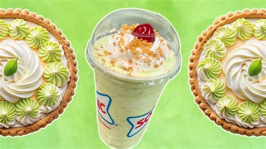 Sonic's secret-menu key lime pie shake gives you a taste of the tropics