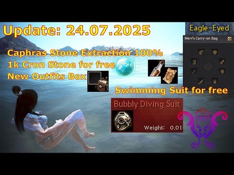 BDO Update 24.07.2025 | Adventure Log Change / 1k Cron Stone and More | by Miley