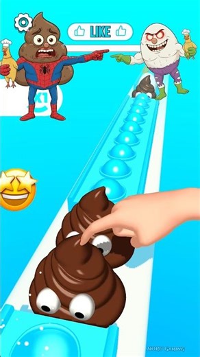 OMG Help Super Poop Run Rush💩 Poop vs Egg #gaming #shorts #shortsfeed #viralshorts
