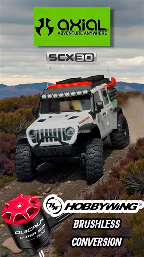 SCX30 | Hobbywing Brushless | Mini24 | Outer 1621 | #scx30 #axial #rccrawler
