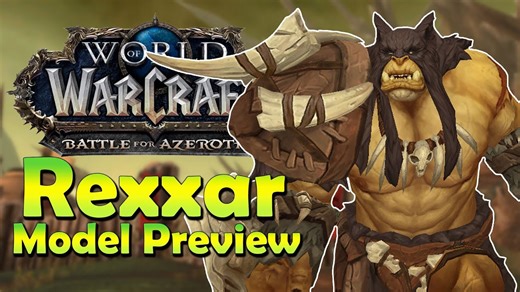New Rexxar model - in game preview | Battle for Azeroth
