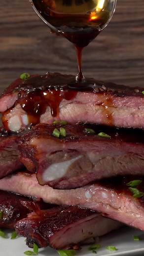 Best Ribs Ever! Honey Garlic Sticky Ribs!