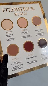 Skin Anatomy and Fitzpatrick Scale – Set of 2 Gold Mirror Plastic Signs for Beauty Clinics & Estheticians - Etsy