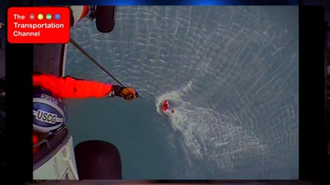 Coast Guard rescues 3 from the water near Kayak Island, Alaska