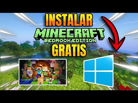 👍Como DESCARGAR e INSTALAR MINECRAFT BEDROCK 💚*GRATIS*💙 en 2026✅