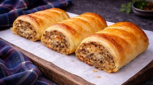 Easy Scottish haggis neeps and tattie rolls recipe