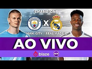 REAL MADRID X MANCHESTER CITY AO VIVO COM IMAGENS DO ESTÚDIO | REAL MADRID AO VIVO