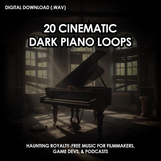 Ultimate Cinematic Dark Piano Collection | Haunting Royalty-free Music for Filmmakers, Game Developers, & Creators [WAV] - Etsy