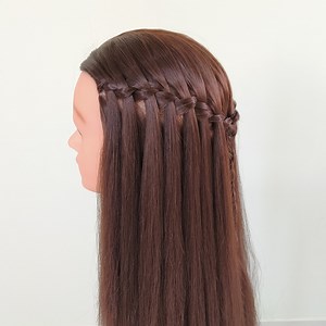 603K views · 4.5K reactions | Braided Waterfall Hairstyle for Stylish Look! | DIY Hacks | Facebook