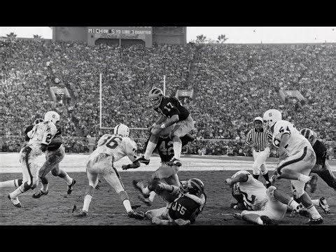 1971 72 Rose Bowl #4 Michigan vs #16 Stanford 1 of 1