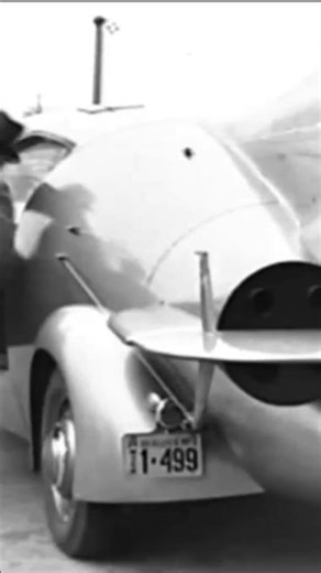 1940s "Space Ship" Car Hits the Streets! #vintage #retrofuture #vintage #1940s #history #scifi