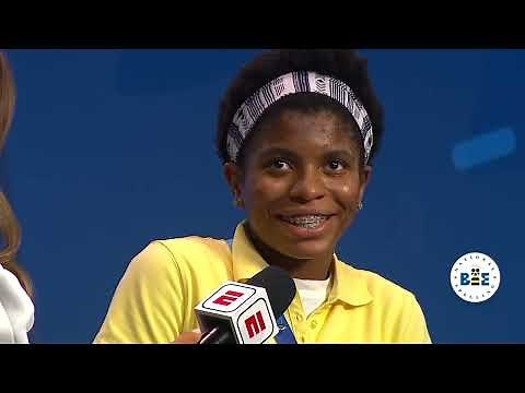 2021 Scripps National Spelling Bee Finals Winning Moment