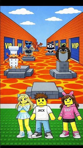 2D Animation – Survive Lava for Brainrots ( Jack Moment )