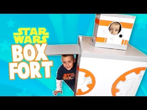 Do It Yourself Star Wars Box Fort!!! + Star Wars: the Last Jedi Crafts & Toys by K-City