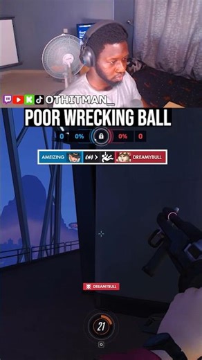 POOR WRECKING BALL😭#overwatch #overwatch2 #ow
