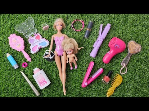 Tiny Stylist Day! Barbie & Baby Doll Hair Glow Up With Mini Tools ✨