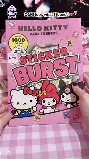 1000+ Stickers! Hello Kitty Activity Book Flip-Through 🌸 #hidaysweetstyle