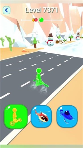 Shape shifting2 game level #7371 hyper casual game #shapeshifting #gameplay #gaming #shortvideo...