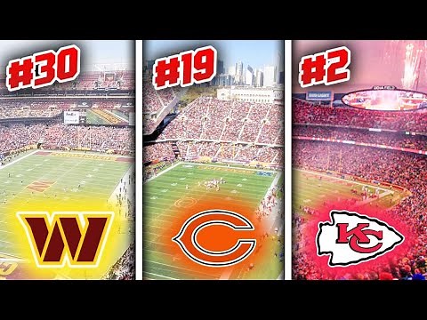 Ranking All 30 NFL Stadiums Fan Experience From WORST To FIRST