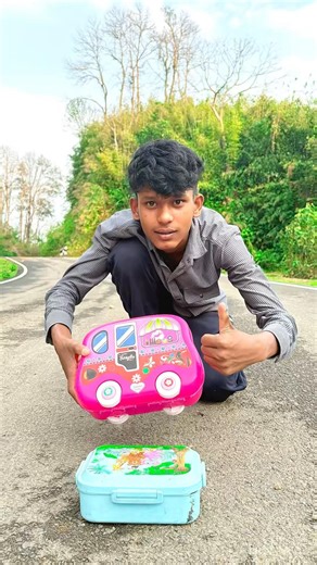 Mini suitcase Box vs big size suitcase box #shortsfeed #shorts