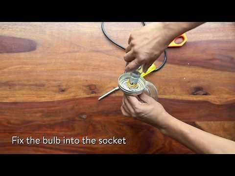 Make Your Own Hanging Mason Jar Lights With This Simple DIY Idea