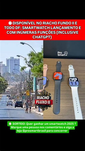 Riacho Fluxo II 🥇 on Instagram: "💙LANÇAMENTO 2025 W10 PRO Série 10 - 46mm + 3 brindes 📍A pronta entrega em Brasília! 📦+ 3 brindes 💳ATÉ 10x no cartãode crédito 🔒GARANTIA 90 DIAS CONTRA DEFEITO DE FABRICAÇÃO! ❗Funciona em IPHONE e ANDROID Principais funções/características: ✅Faz/Recebe chamadas ✅ChatGPT ✅Interface e watchfaces do serie 10 ✅Coloca foto/ sequencia de fotos/ Gif na tela ✅ilha dinâmica de notificações ✅2Gb para musica ✅Conecta o fone direto no smartwatch ✅+20 modos esportes ✅Con