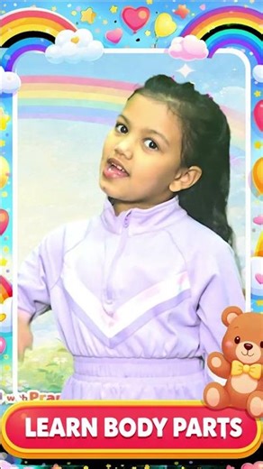 Body Parts Song for Kids 🎵 | Dance & Learn👶 #Shorts