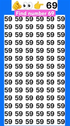 Find the number 69 🐶