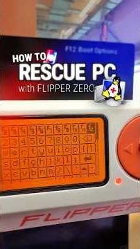 How to save a PC with Flipper Zero 🐬🖥️ #flipperzero