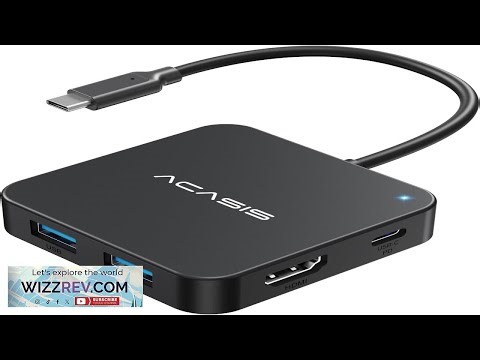 ACASIS USB C Hub 10Gbps 6 in 1 Multiport Adapter with 4K 60Hz HDMI