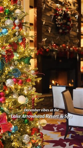 Lake Arrowhead Chamber of Commerce on Instagram: "All is calm, all is bright at the @lakearrowheadresortandspa 🎄✨ From peaceful lake views to festive holiday touches, December is pure mountain magic. #lakearrowhead #lakearrowheadchamber #sanbernardinomountains"