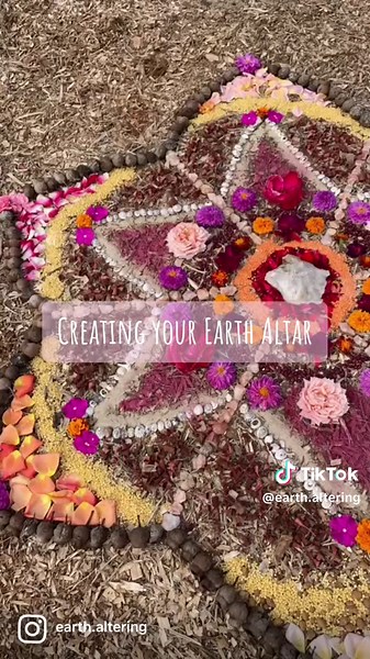 There are no rules or method to follow when creating your Earth Altar. Your intentions are what’s most important. Your surroundings should be preferably pleasant, quiet and comfortable and ideally I would recommend giving yourself a little bit of space to potentially loose track of time for a bit. If that’s not possible give yourself at least half an hour to let your mind quieten and allow your creativity to come through. Once you start, I guarantee your own unique inspiration and ideas will sta
