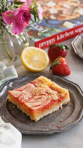 40K views · 488 reactions | These luscious Strawberry Lemonade Bars from my second book Preppy Kitchen Super Easy are so simple to make but the flavor is unmatched. It’s a no fail recipe where everything just gets whizzed up in a food processor for the perfect twist on lemon bars. The recipe’s only in my book so order your copy at the  link in bio #preppykitchen #baker #recipevideo | Preppy Kitchen | Facebook