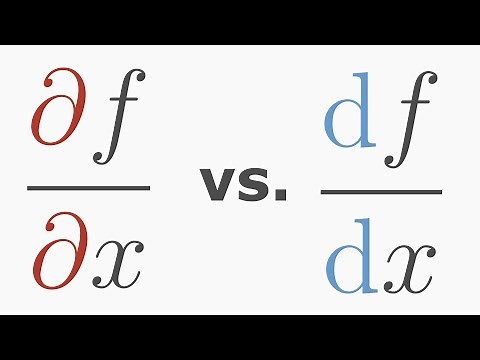Difference Between Partial and Total Derivative