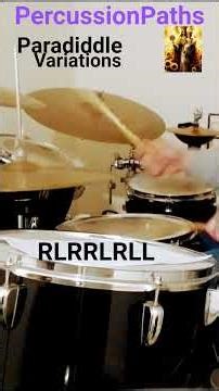 paradiddle variations : #percussionpaths #paradiddle