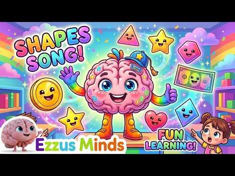 Can Your Kid Find These Shapes? 😍 | Fun Shapes Song for Kids 🎉 Circle, Square, Triangle!
